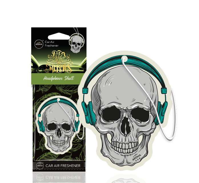 Aroma Car Dia De Los Muertos Headphones Skull