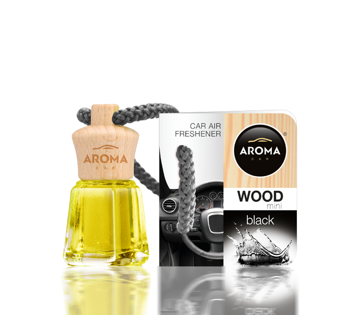 Aroma Car Wood Mini Black