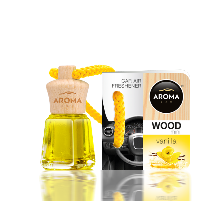 Aroma Car Wood Mini Vanilla