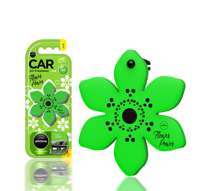 Aroma Car - Flower Fancy Greeen