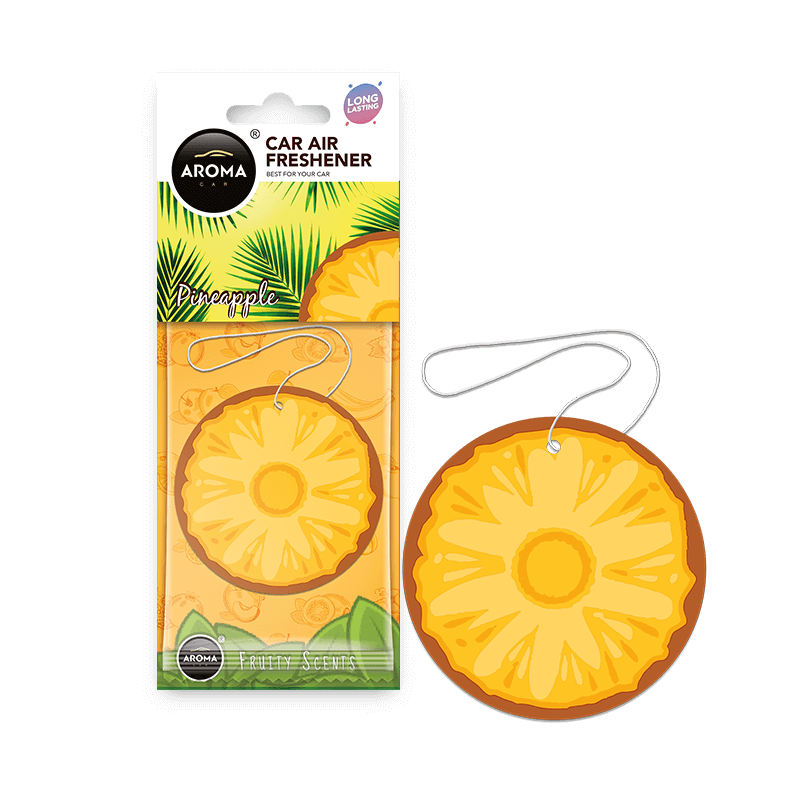Aroma Car Cellulose hanging Fruits Pineapple